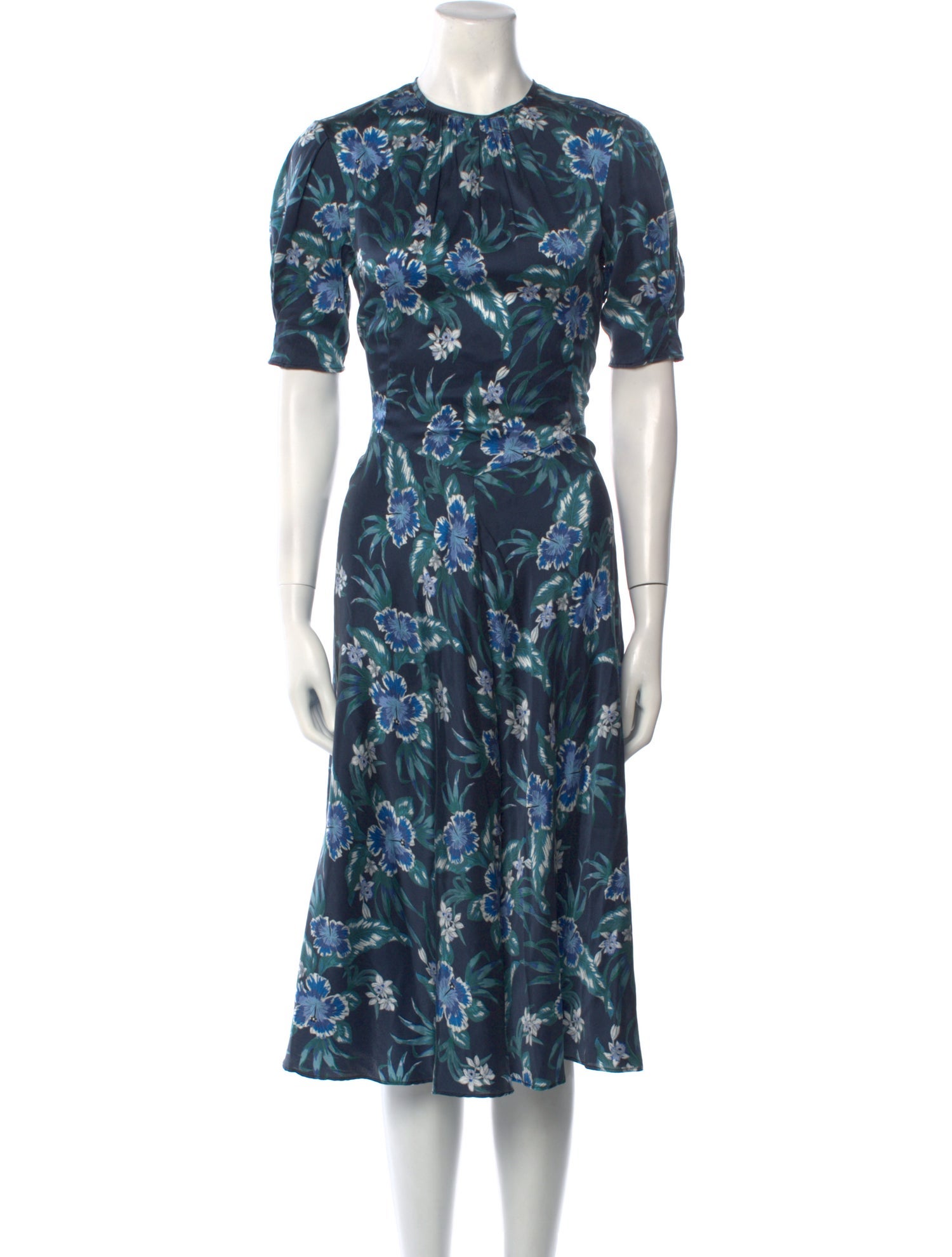 Altuzarra Silk Midi Length Dress