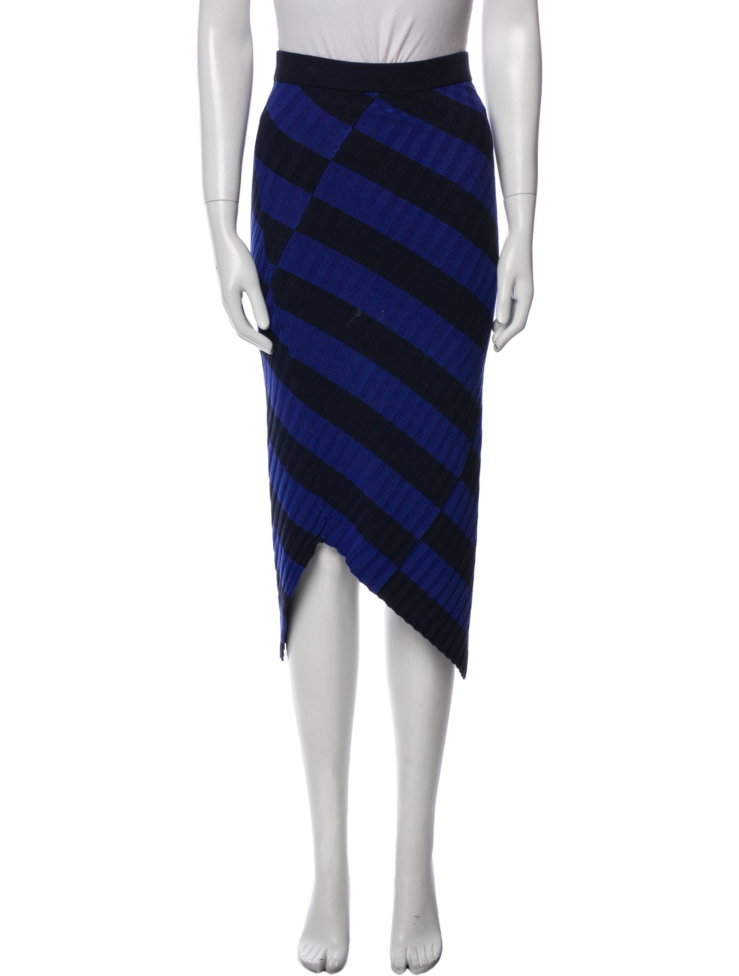 Altuzarra Striped Midi Length Skirt