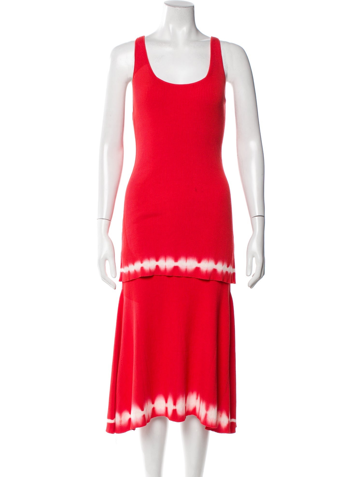 Altuzarra Scoop Neck Midi Length Dress