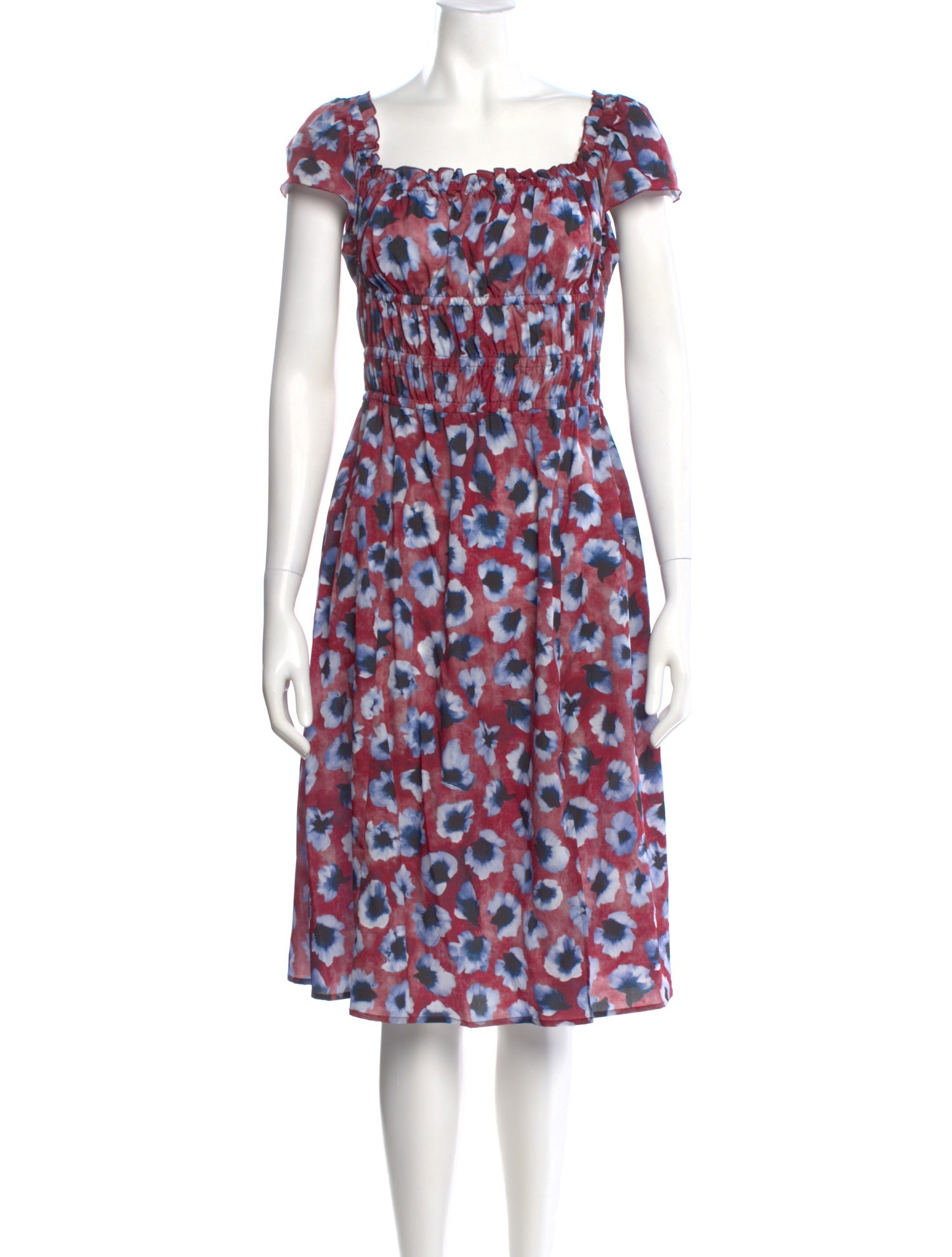 Altuzarra Floral Print Knee-Length Dress