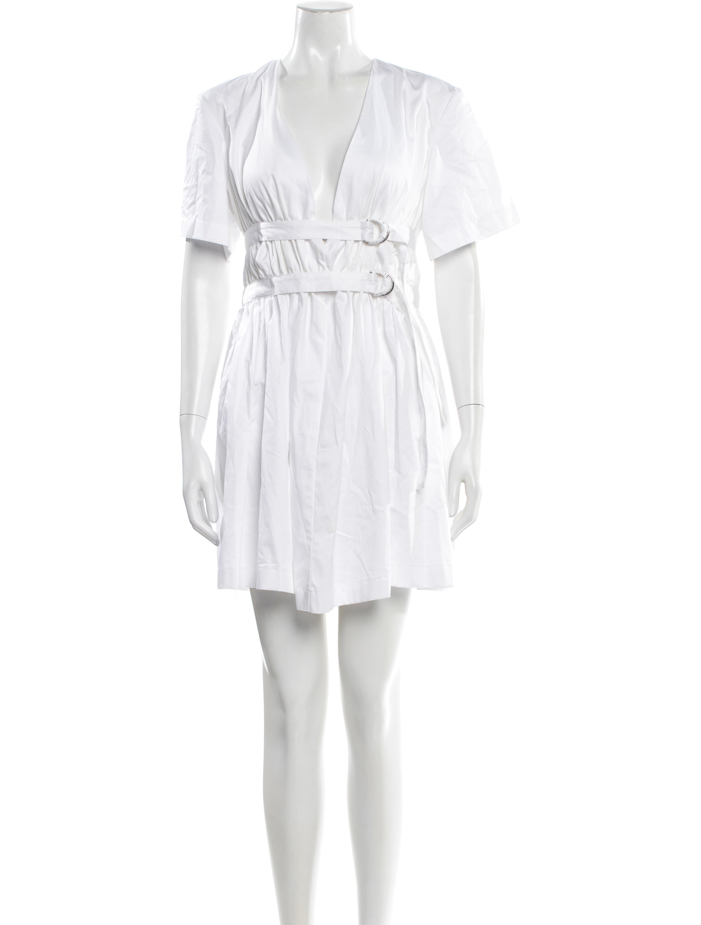 Altuzarra Plunge Neckline Mini Dress