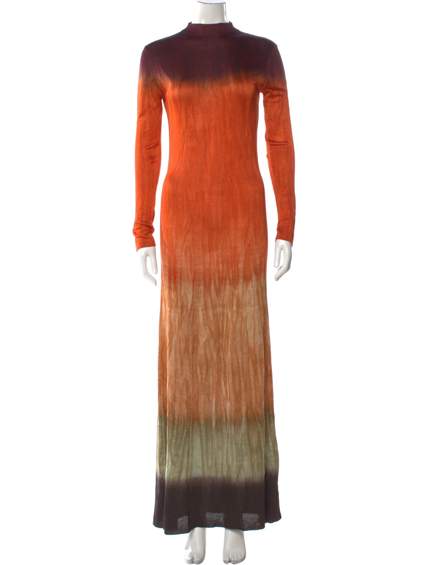 Altuzarra Colorblock Pattern Long Dress