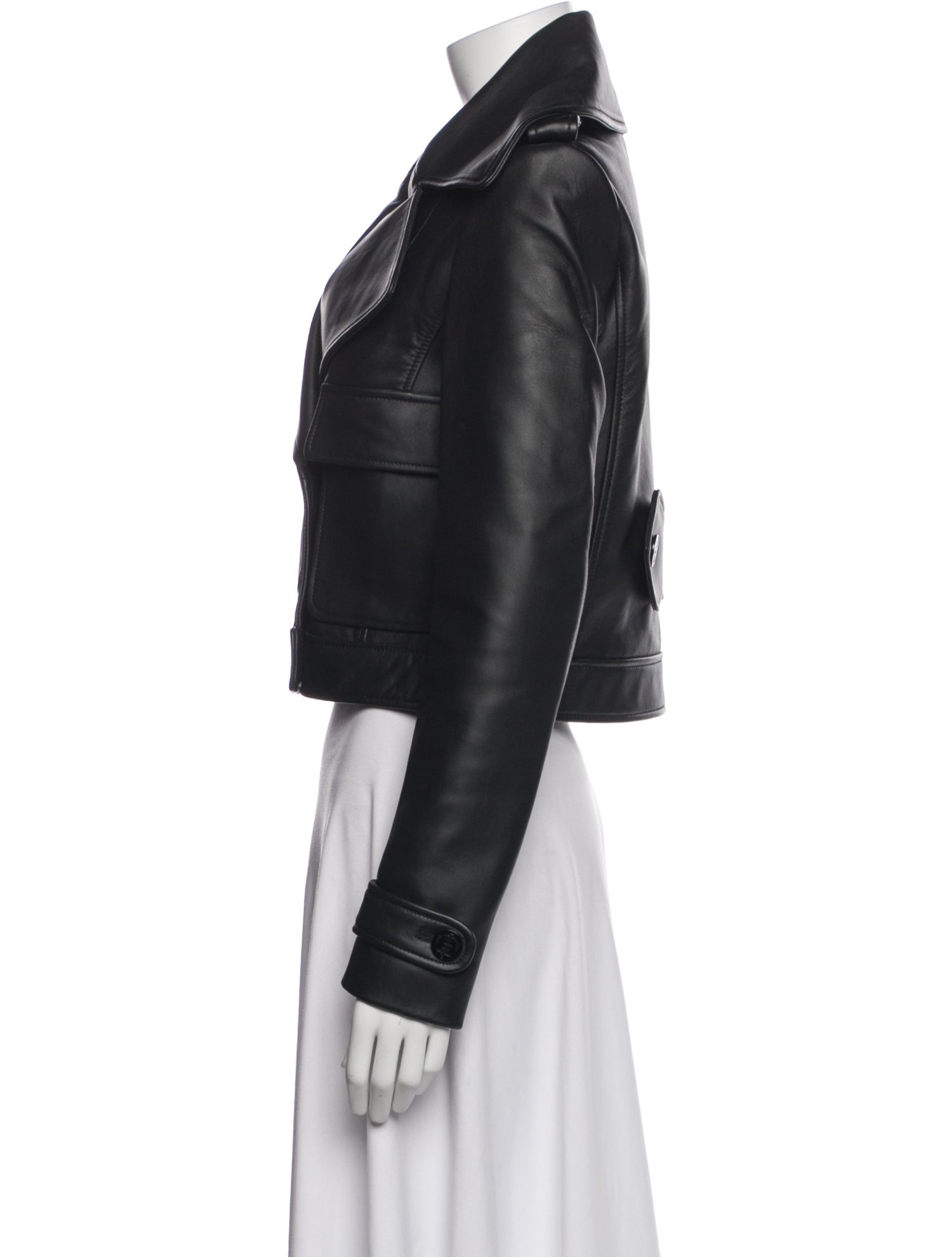 Altuzarra Lamb Leather Biker Jacket