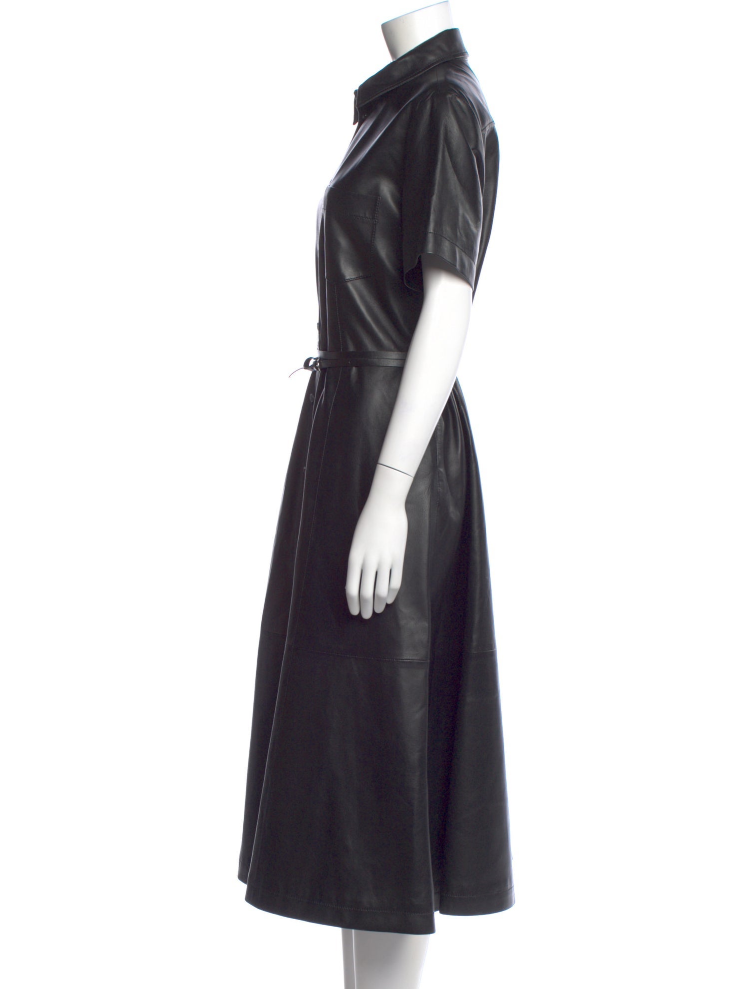 Altuzarra Lamb Leather Midi Length Dress w/ Tags