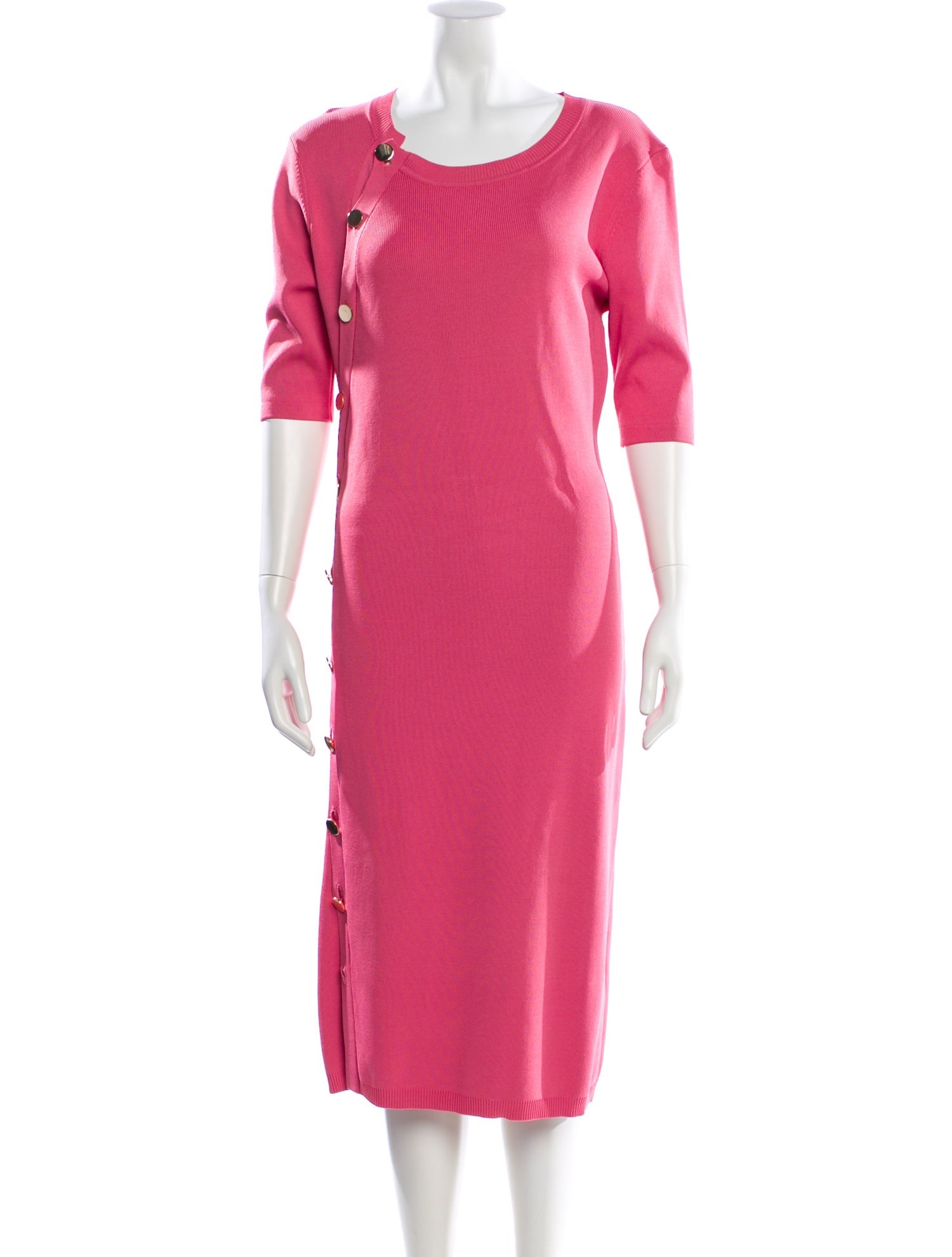 Altuzarra Scoop Neck Midi Length Dress