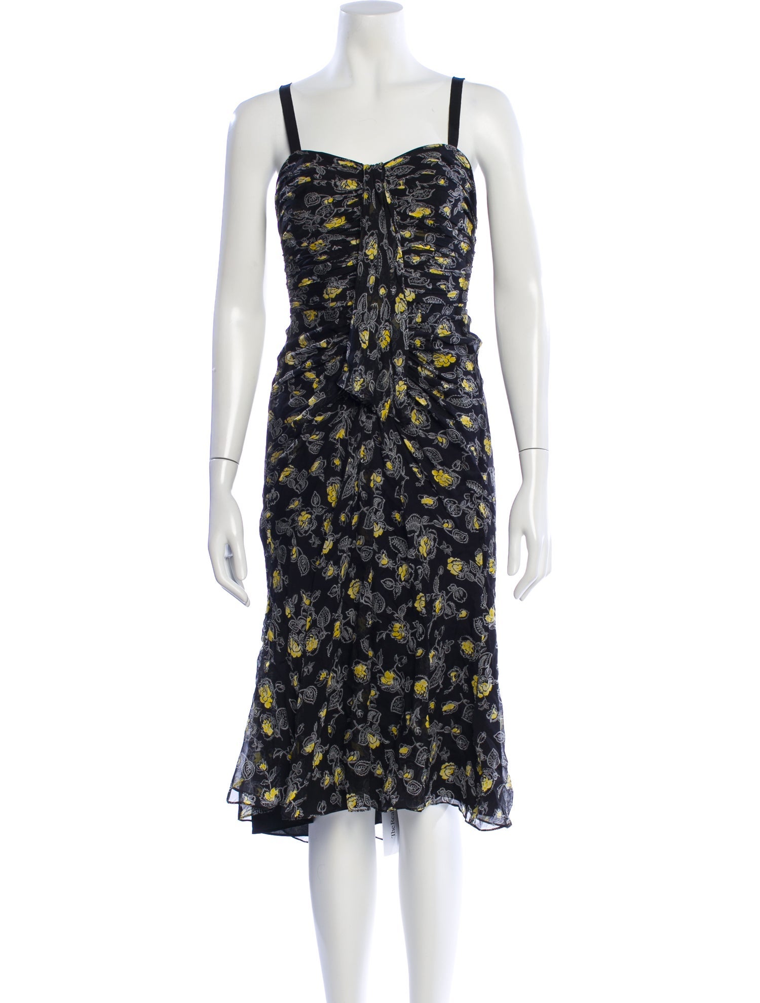Altuzarra Floral Print Midi Length Dress