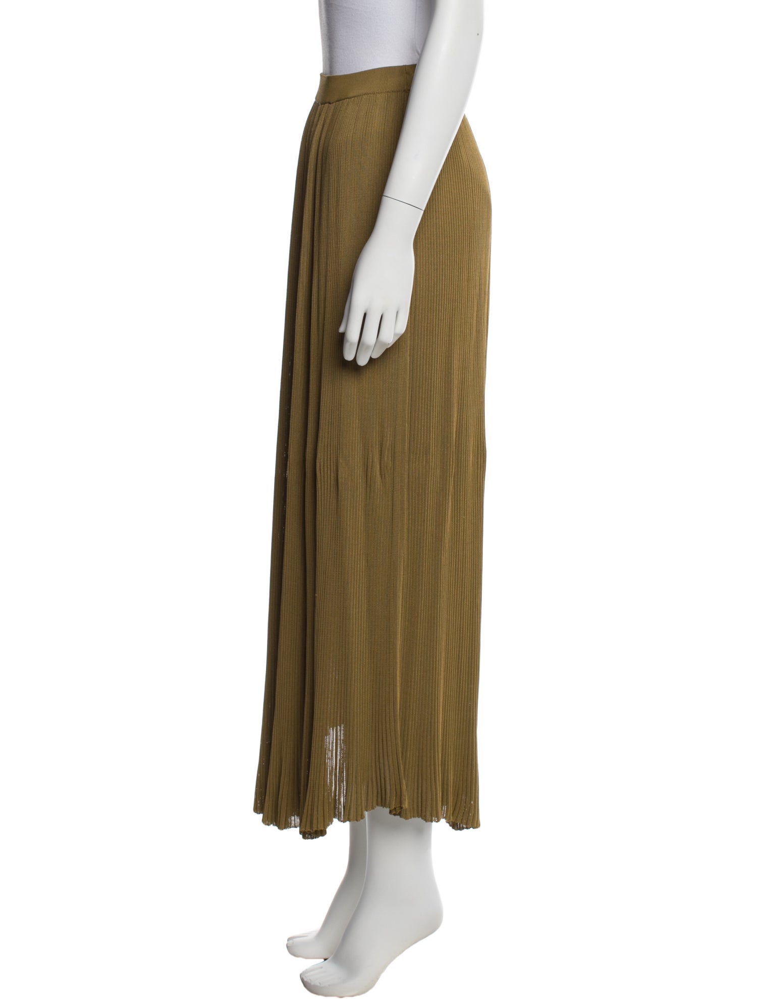 Altuzarra Pleated Accents Midi Length Skirt