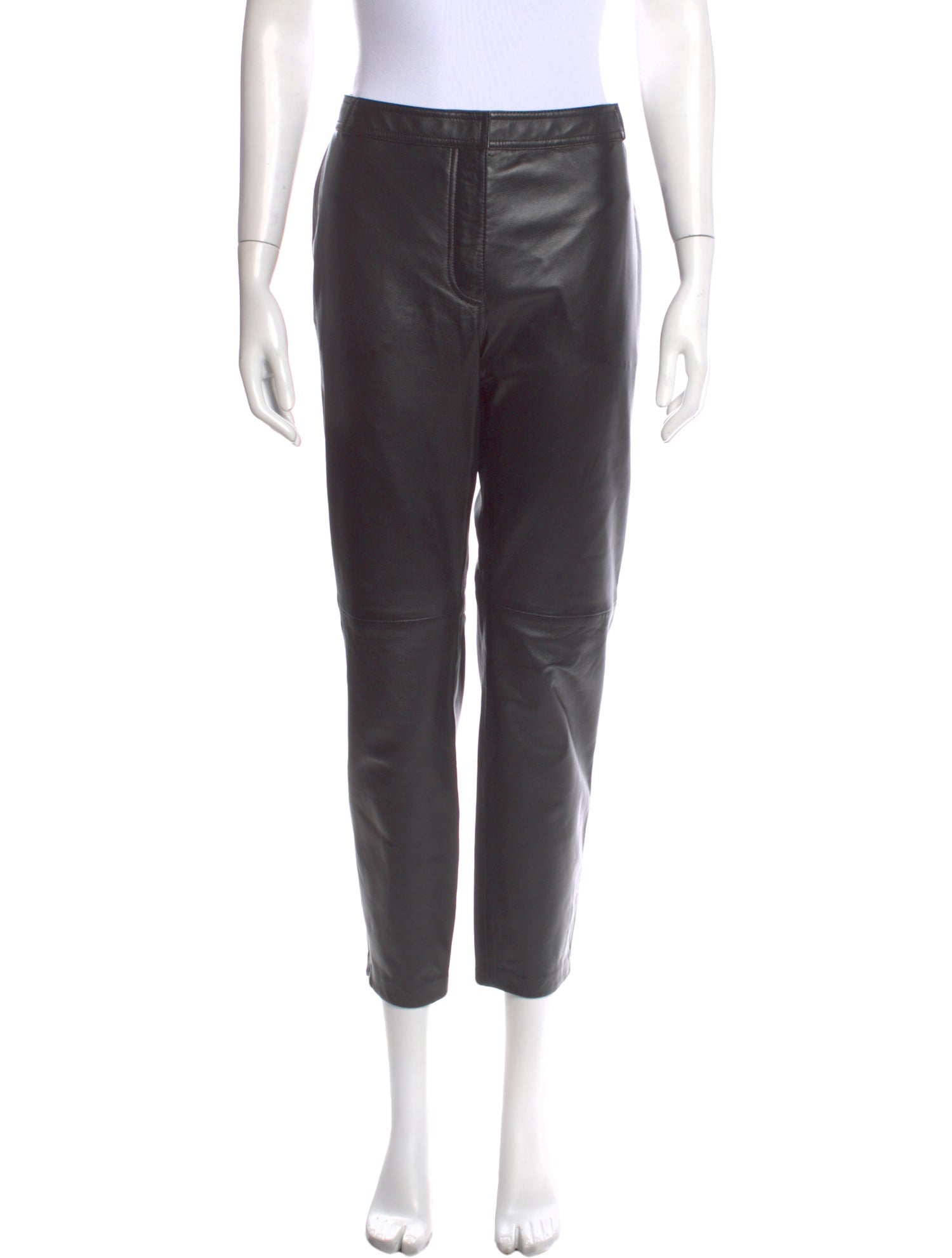 Altuzarra Lamb Leather Skinny Leg Pants
