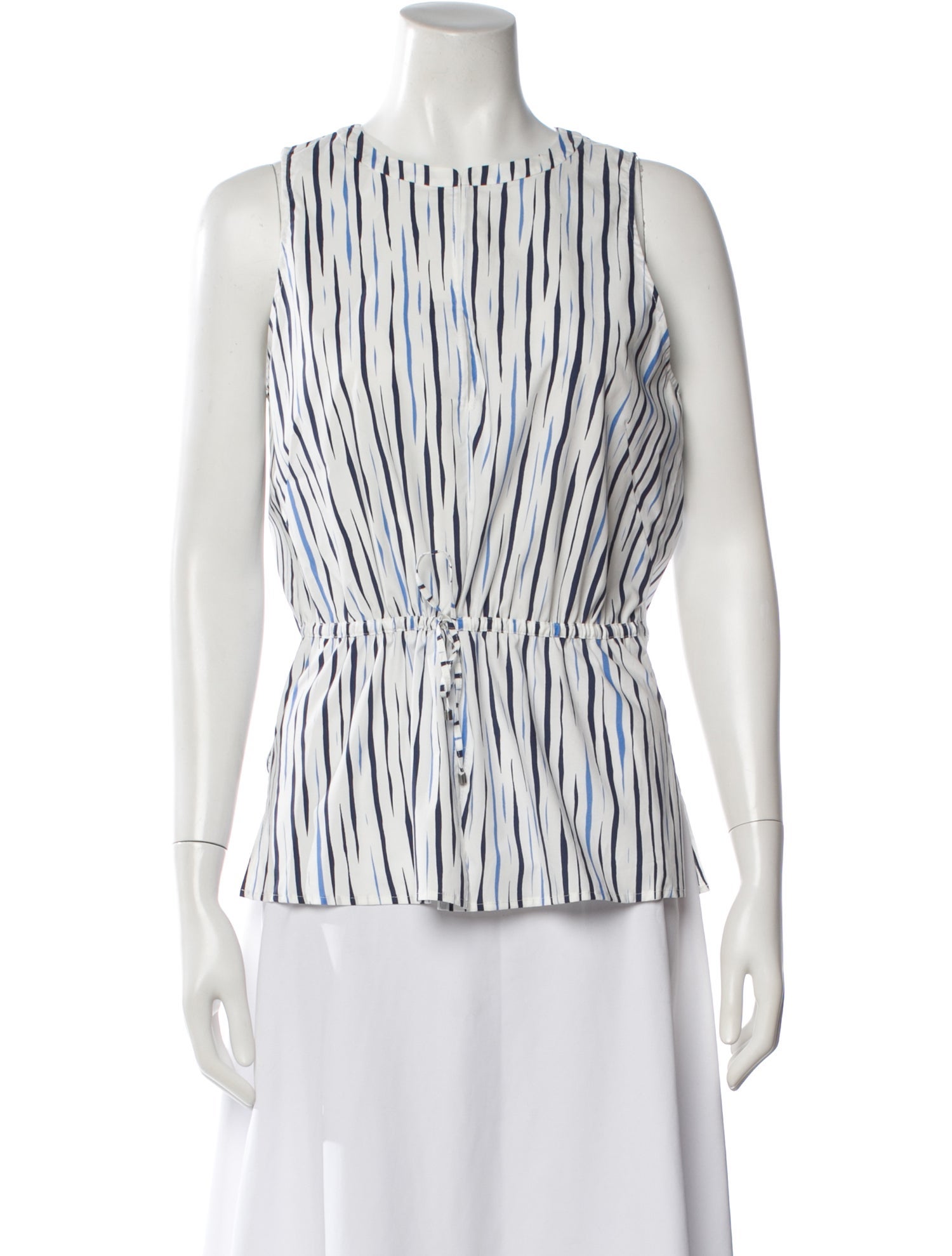 Altuzarra Striped Crew Neck Blouse w/ Tags