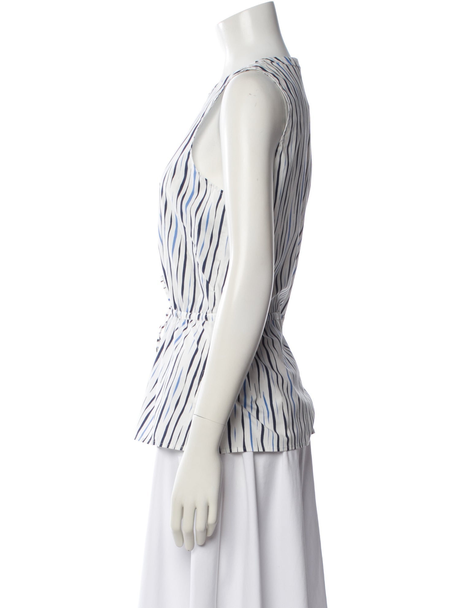Altuzarra Striped Crew Neck Blouse w/ Tags