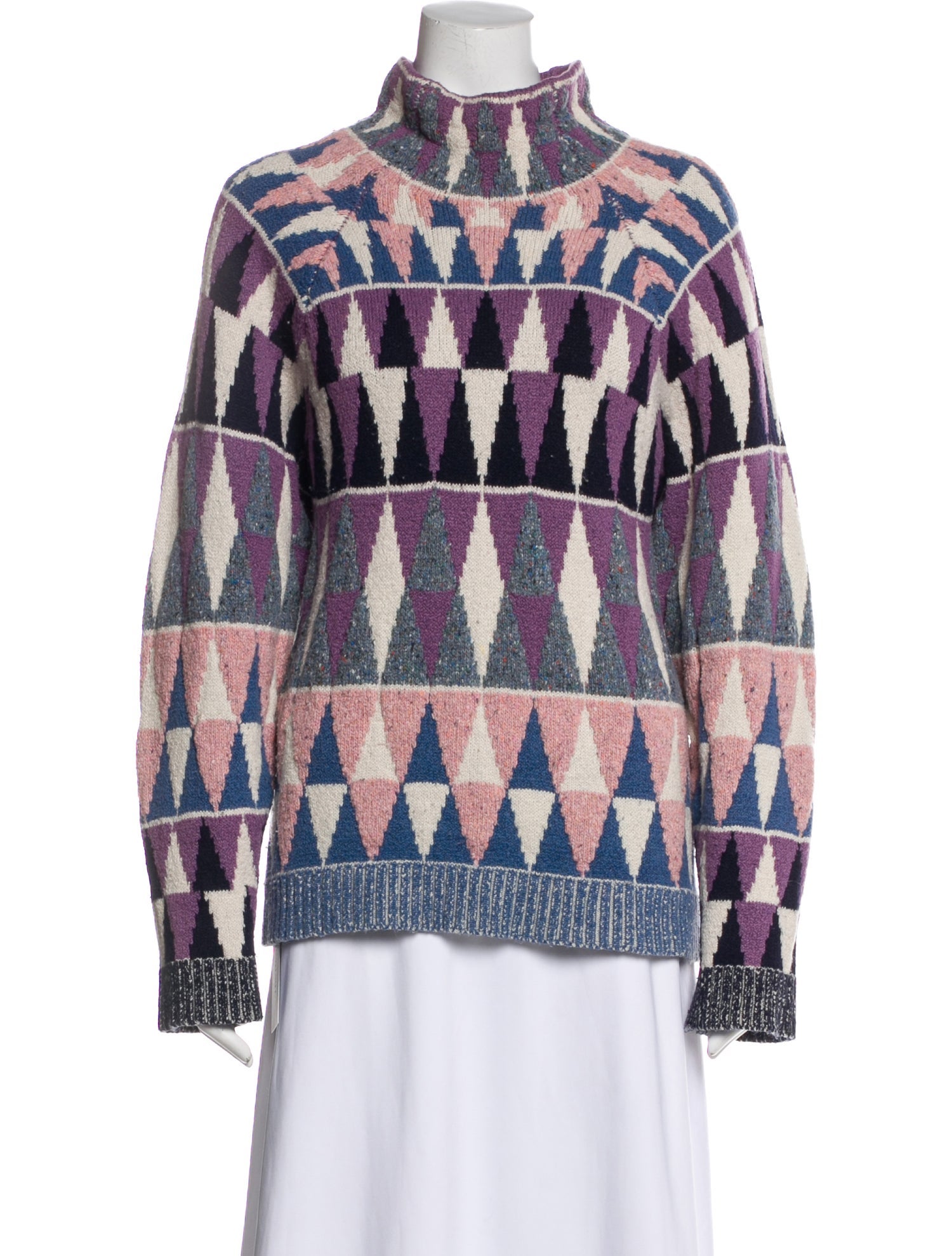 Altuzarra Printed Turtleneck Sweater