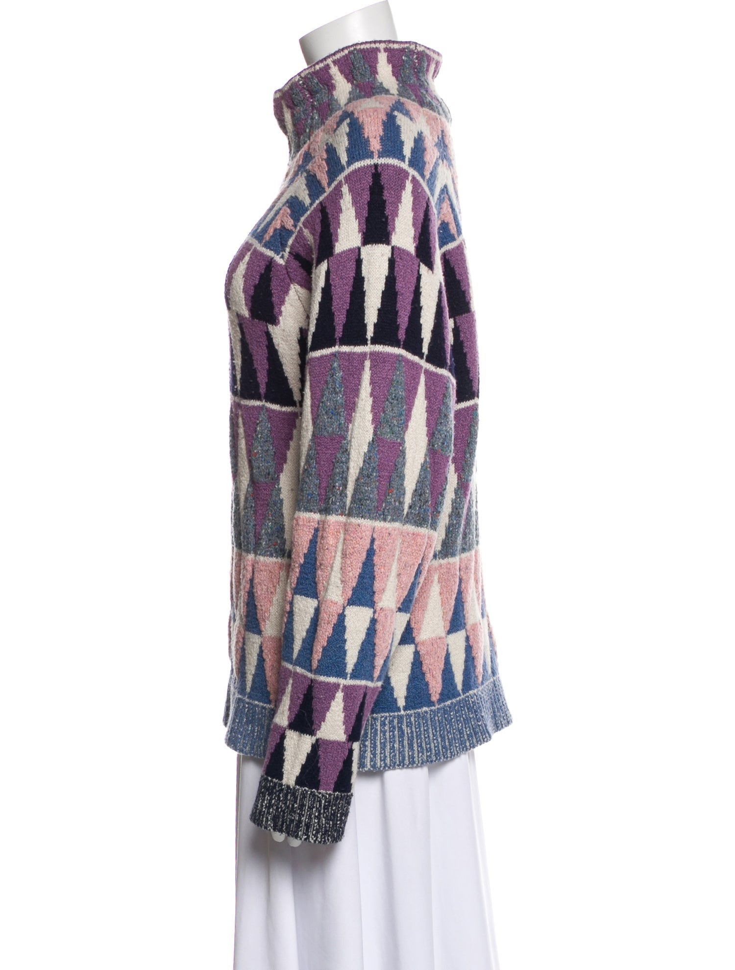 Altuzarra Printed Turtleneck Sweater