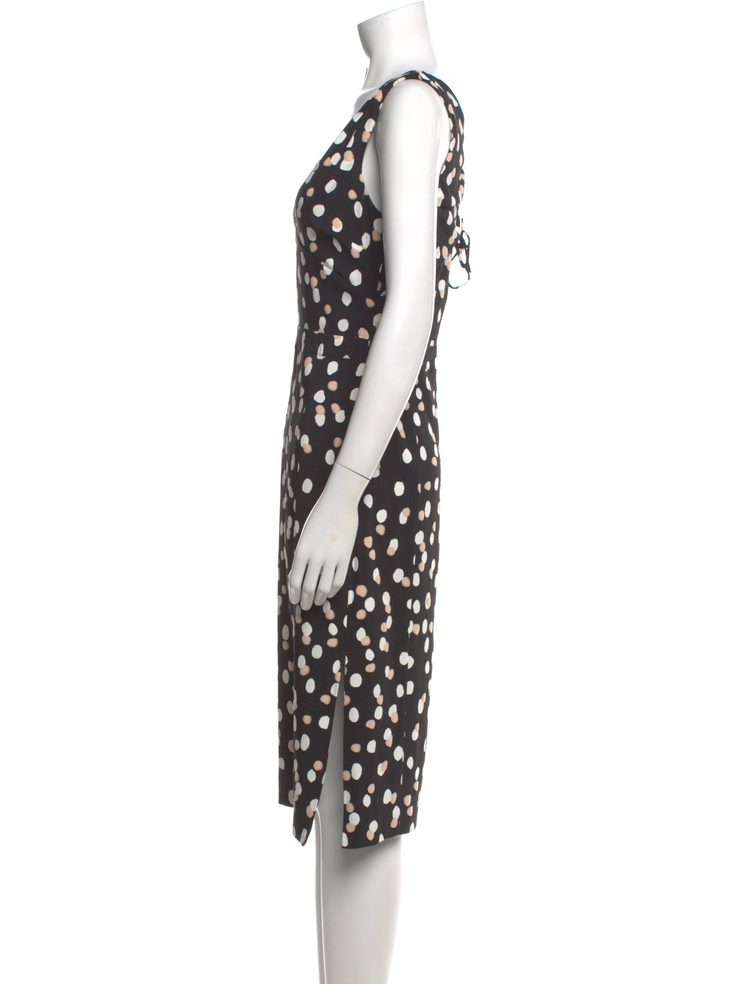Altuzarra Polka Dot Print Midi Length Dress
