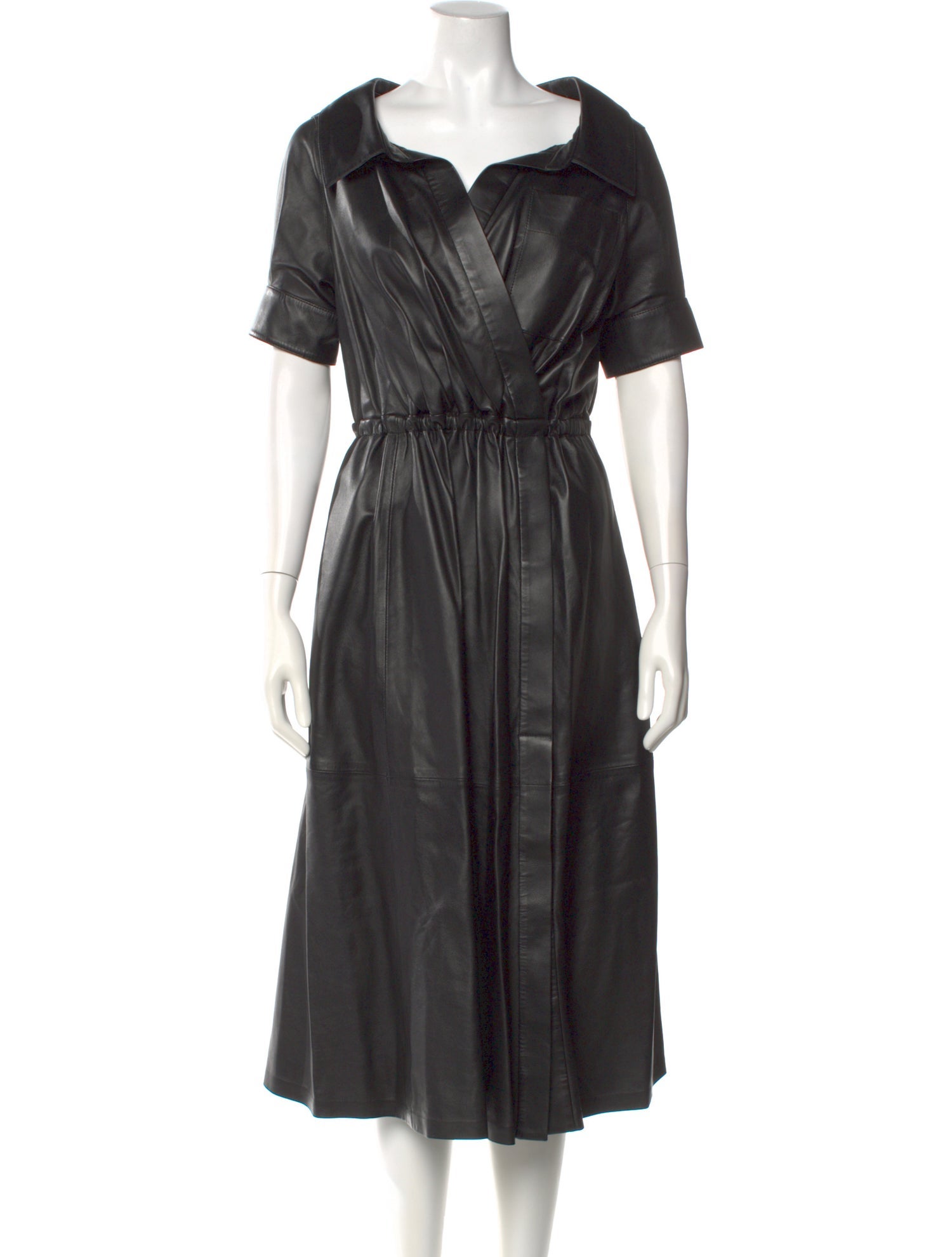 Altuzarra Lamb Leather Midi Length Dress w/ Tags