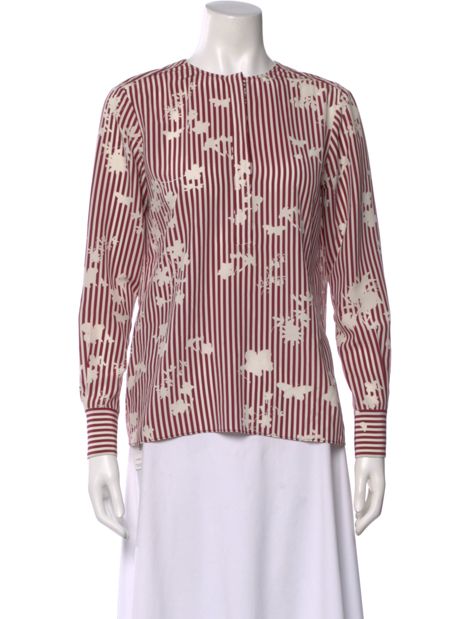 Altuzarra Silk Striped Blouse