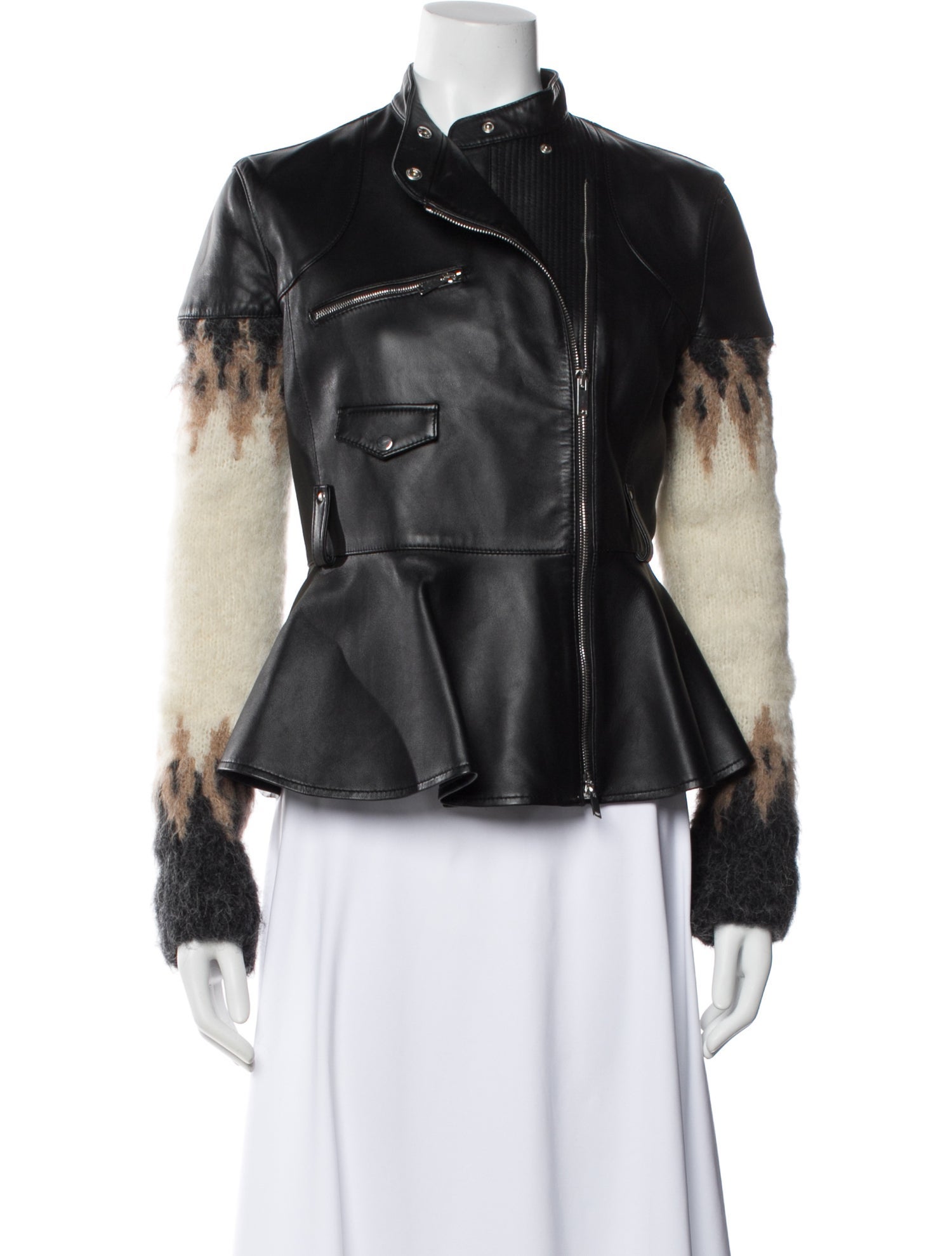 Altuzarra Lamb Leather Biker Jacket