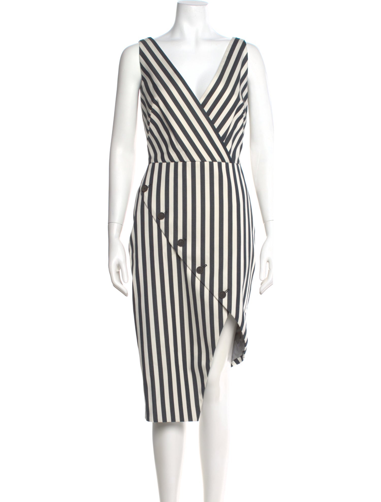 Altuzarra Striped Midi Length Dress w/ Tags