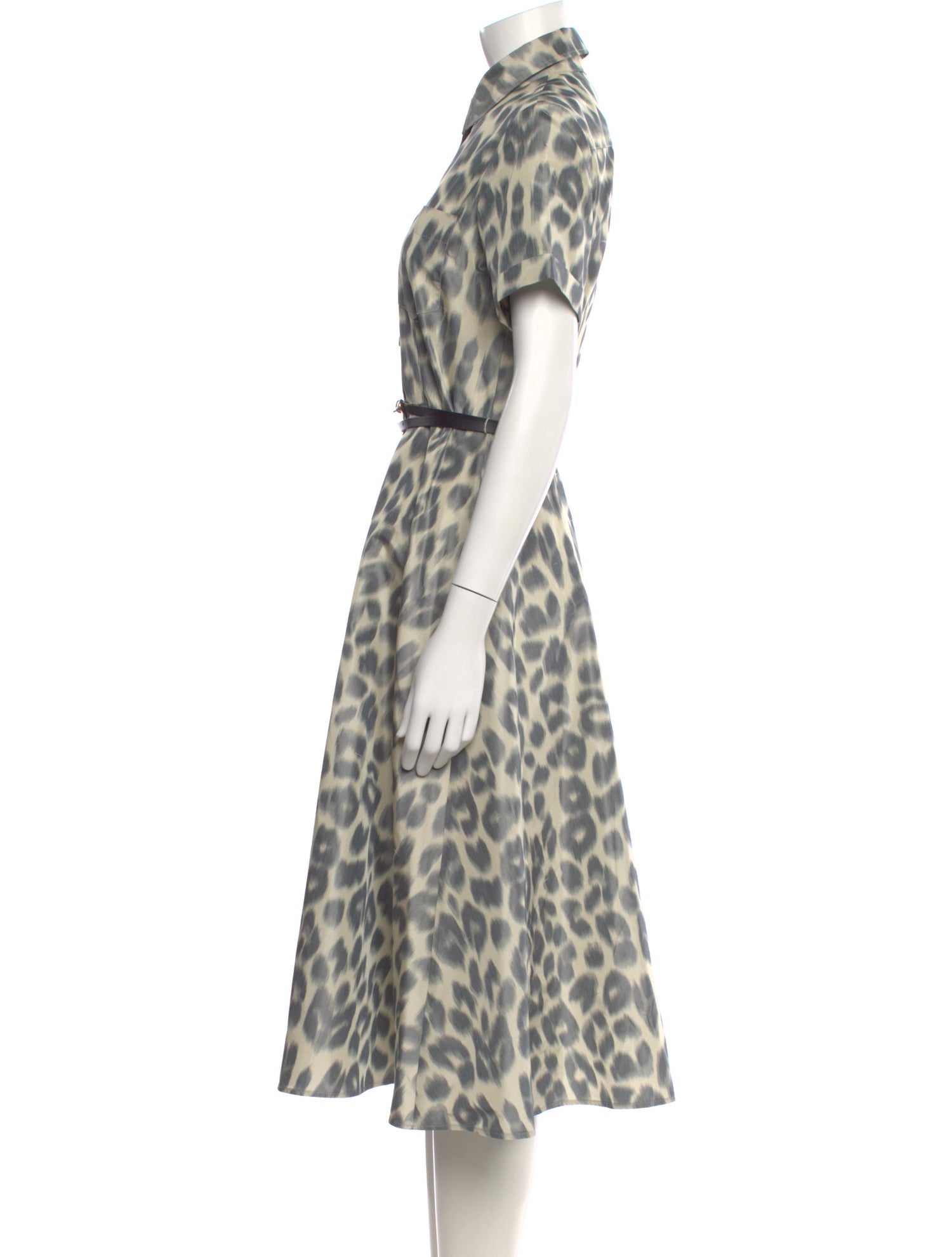 Altuzarra Animal Print Long Dress