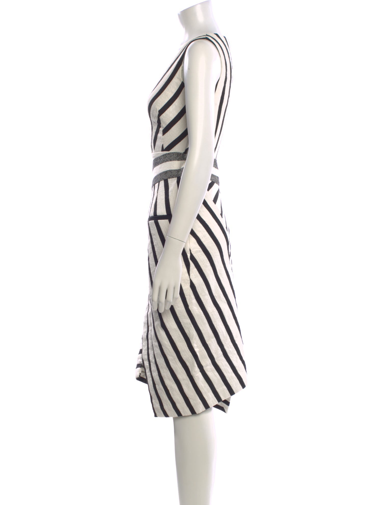 Altuzarra Striped Midi Length Dress