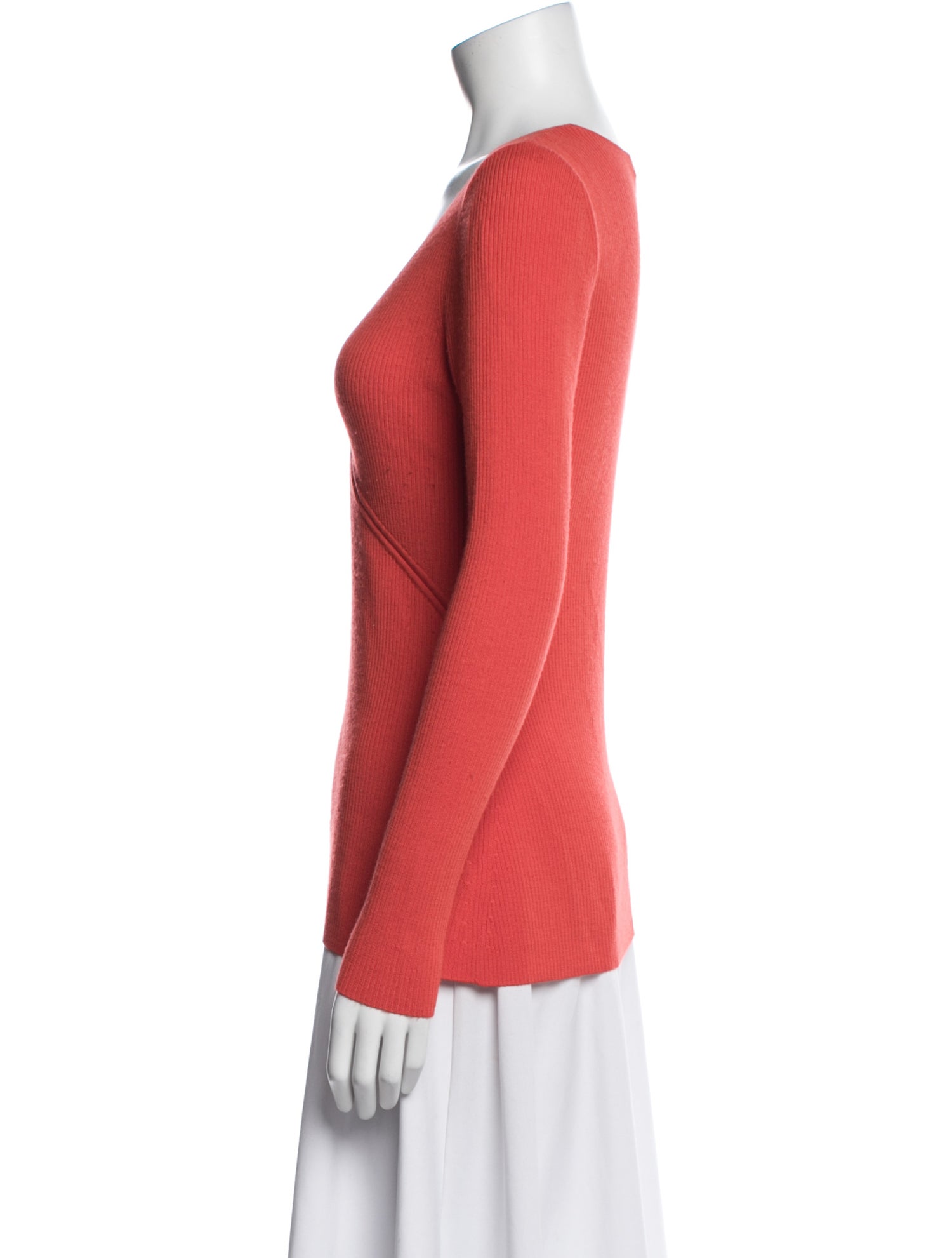 Altuzarra V-Neck Long Sleeve Top