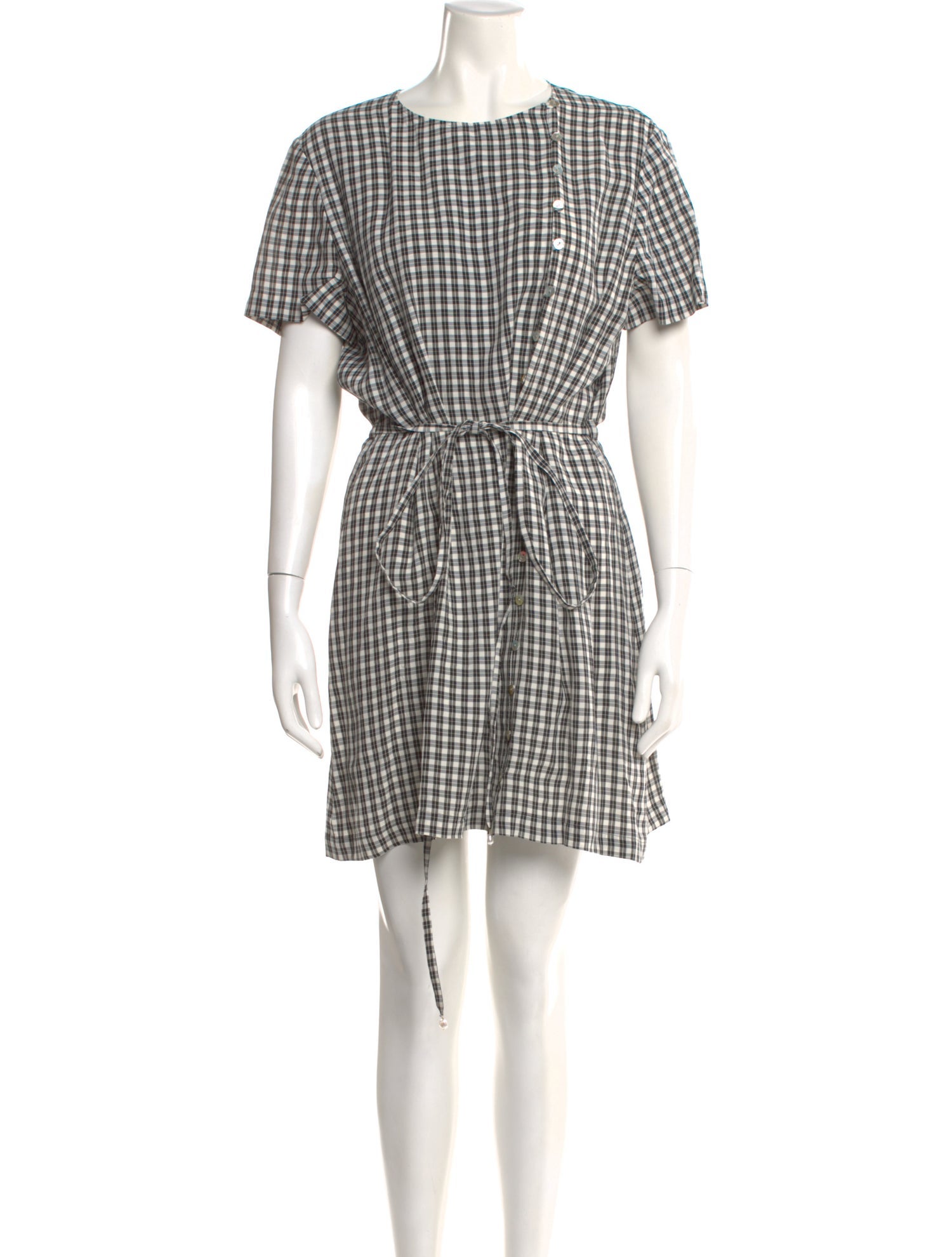 Altuzarra Plaid Print Mini Dress
