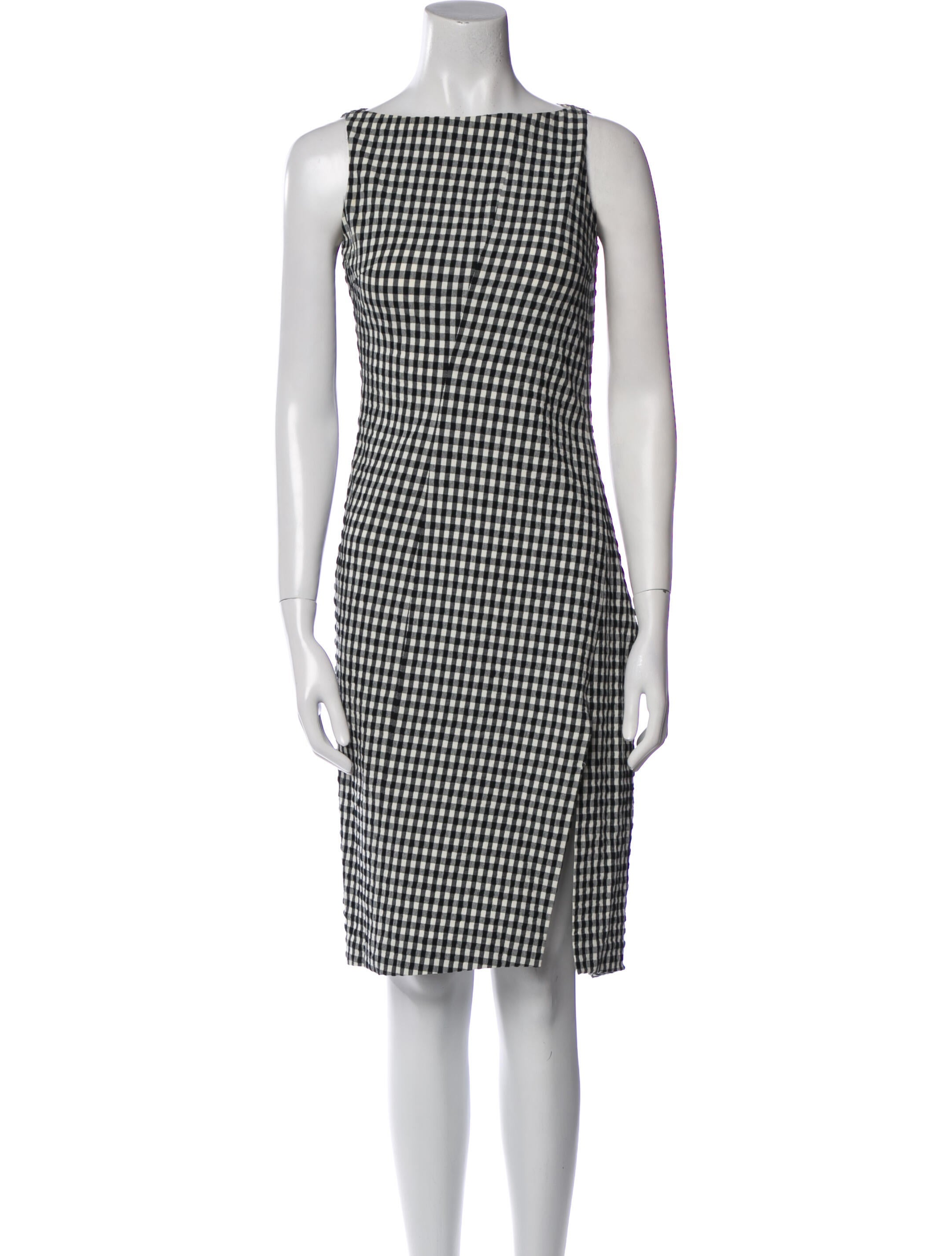 Altuzarra Plaid Print Knee-Length Dress