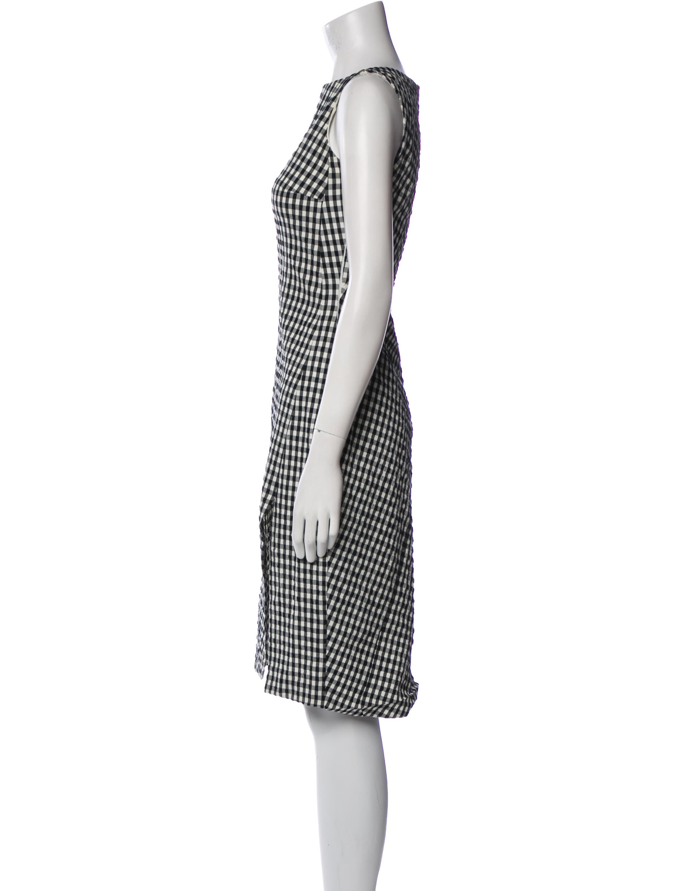 Altuzarra Plaid Print Knee-Length Dress