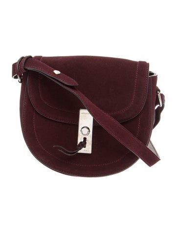 Pre-owned Altuzarra Suede Crossbody Bag In Red