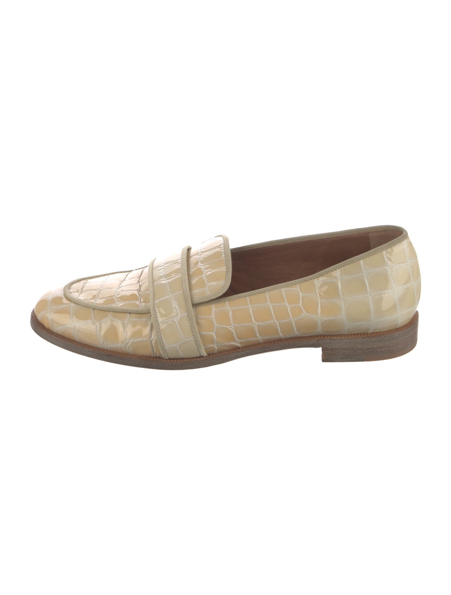 Altuzarra Patent Leather Printed Loafers