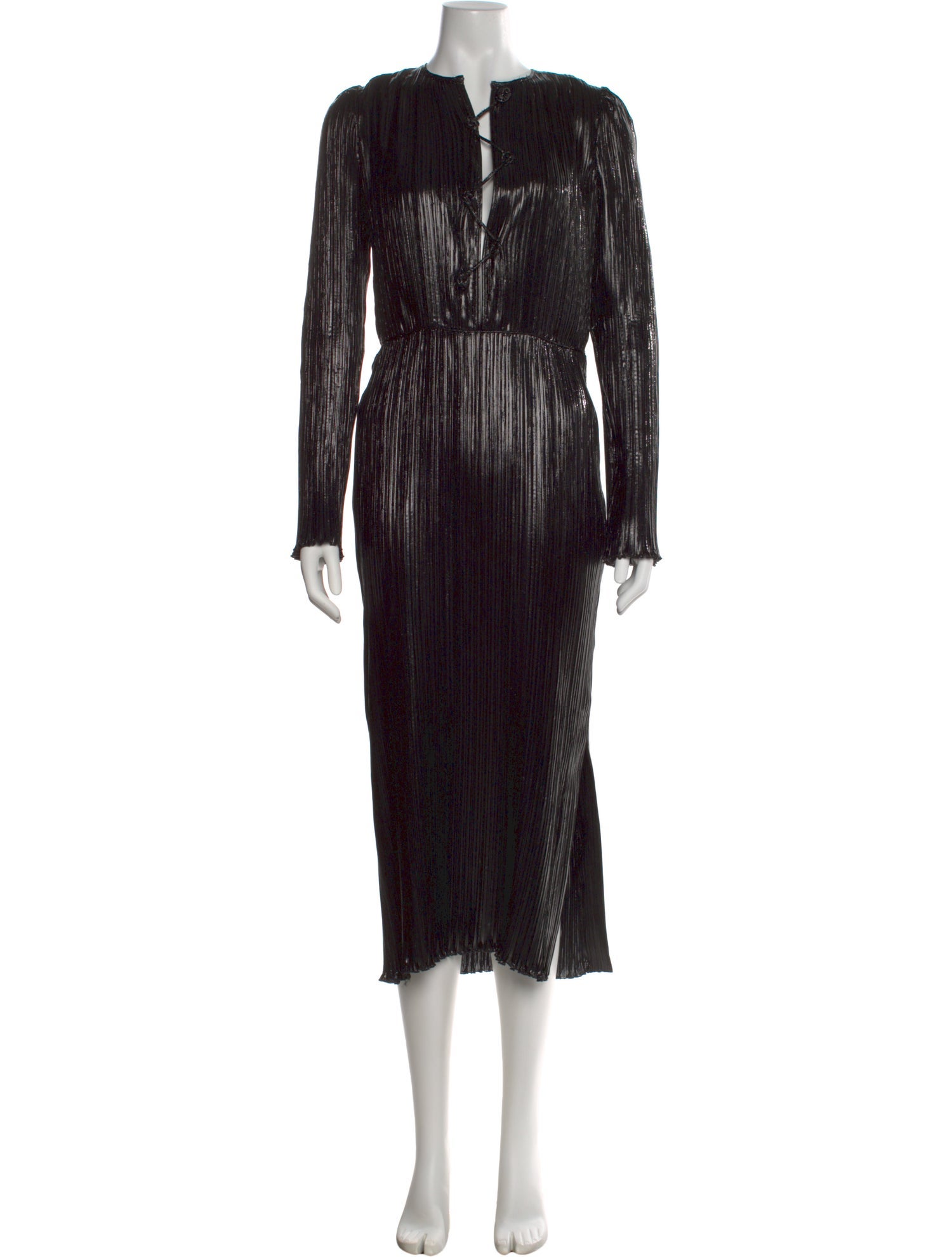 Altuzarra Tie Neck Midi Length Dress