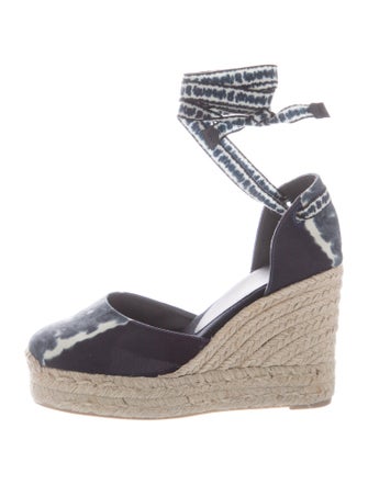 Altuzarra x Castaner Canvas Tie-Dye Print D'Orsay Pumps
