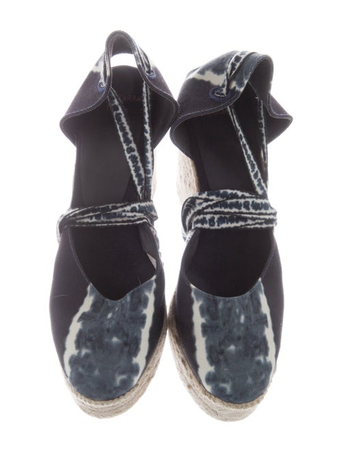 Altuzarra x Castaner Canvas Tie-Dye Print D'Orsay Pumps