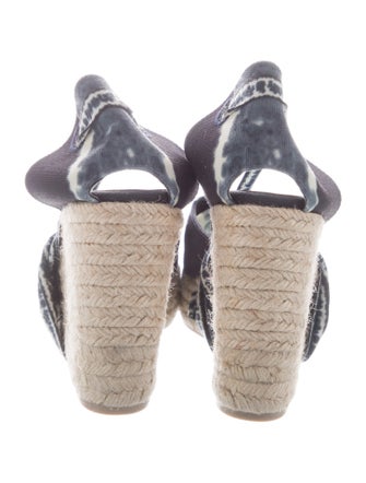 Altuzarra x Castaner Canvas Tie-Dye Print D'Orsay Pumps