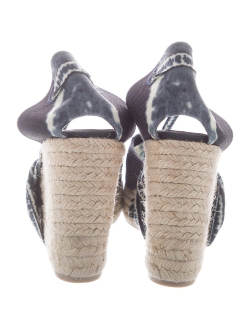 Altuzarra x Castaner Canvas Tie-Dye Print D'Orsay Pumps