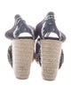 Altuzarra x Castaner Canvas Tie-Dye Print D'Orsay Pumps