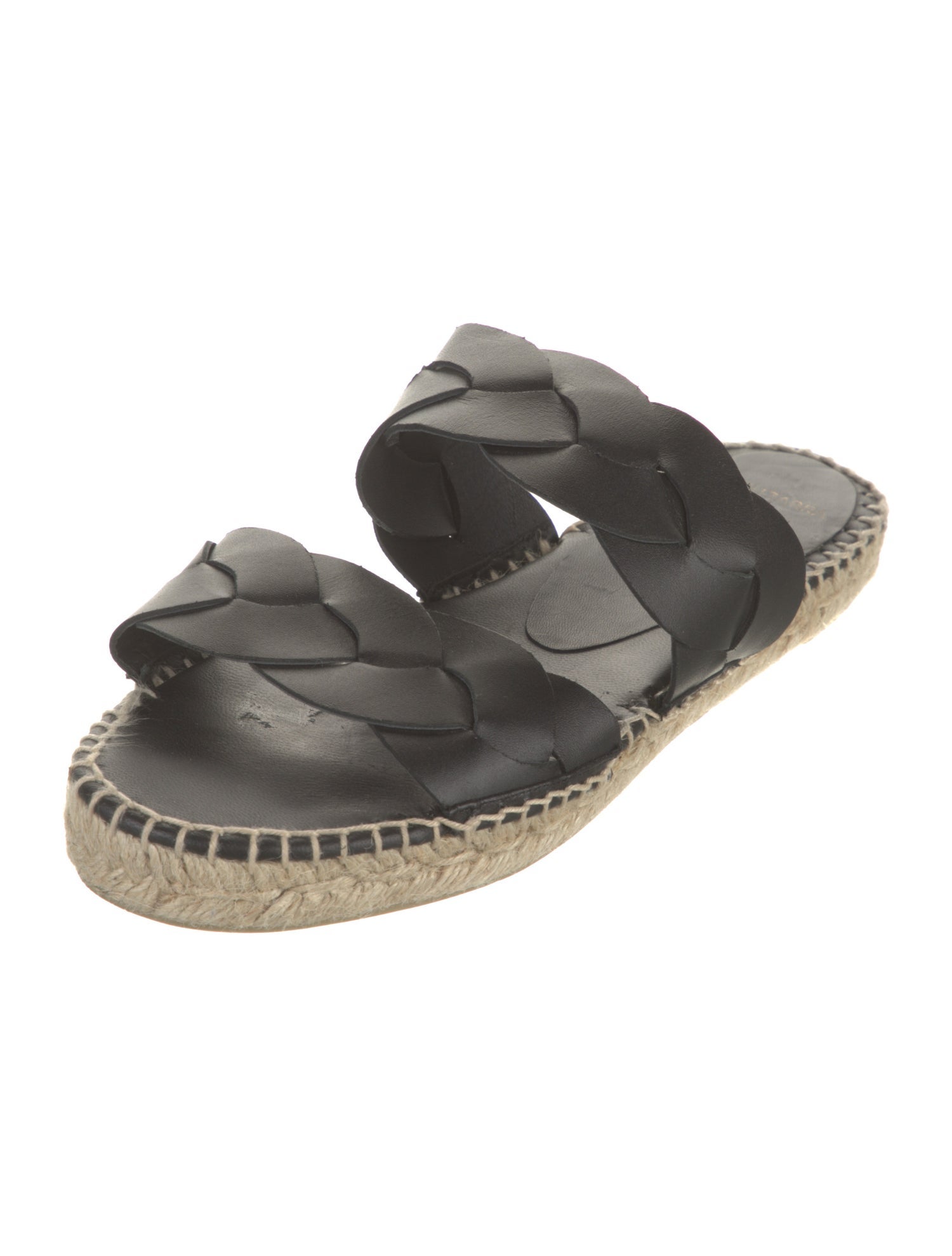 Altuzarra x Castaner Leather Braided Accents Slides