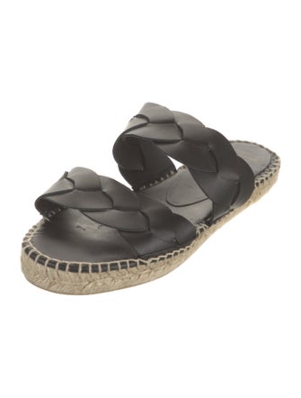 Altuzarra x Castaner Leather Braided Accents Slides