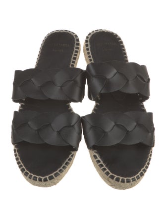 Altuzarra x Castaner Leather Braided Accents Slides