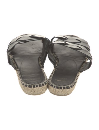 Altuzarra x Castaner Leather Braided Accents Slides