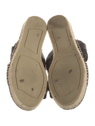 Altuzarra x Castaner Leather Braided Accents Slides