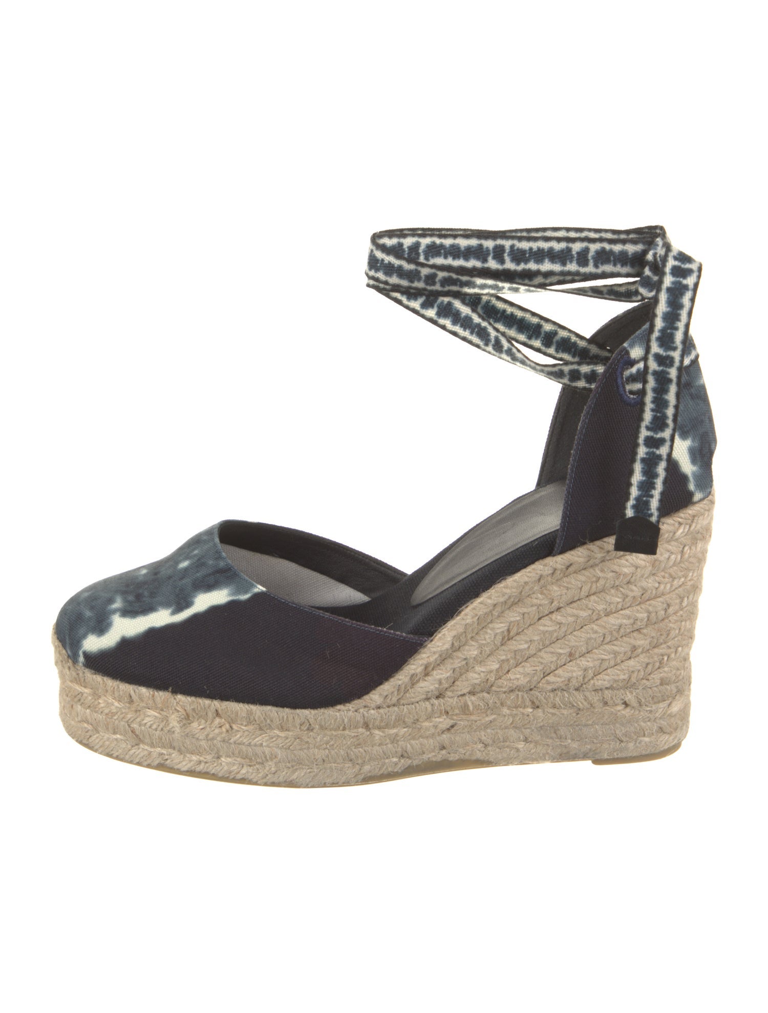 Altuzarra x Castaner Canvas Printed Pumps