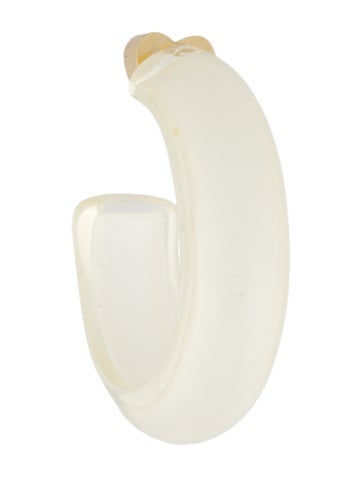 Alison Lou Hoop Small Lucite Jelly Single Earring