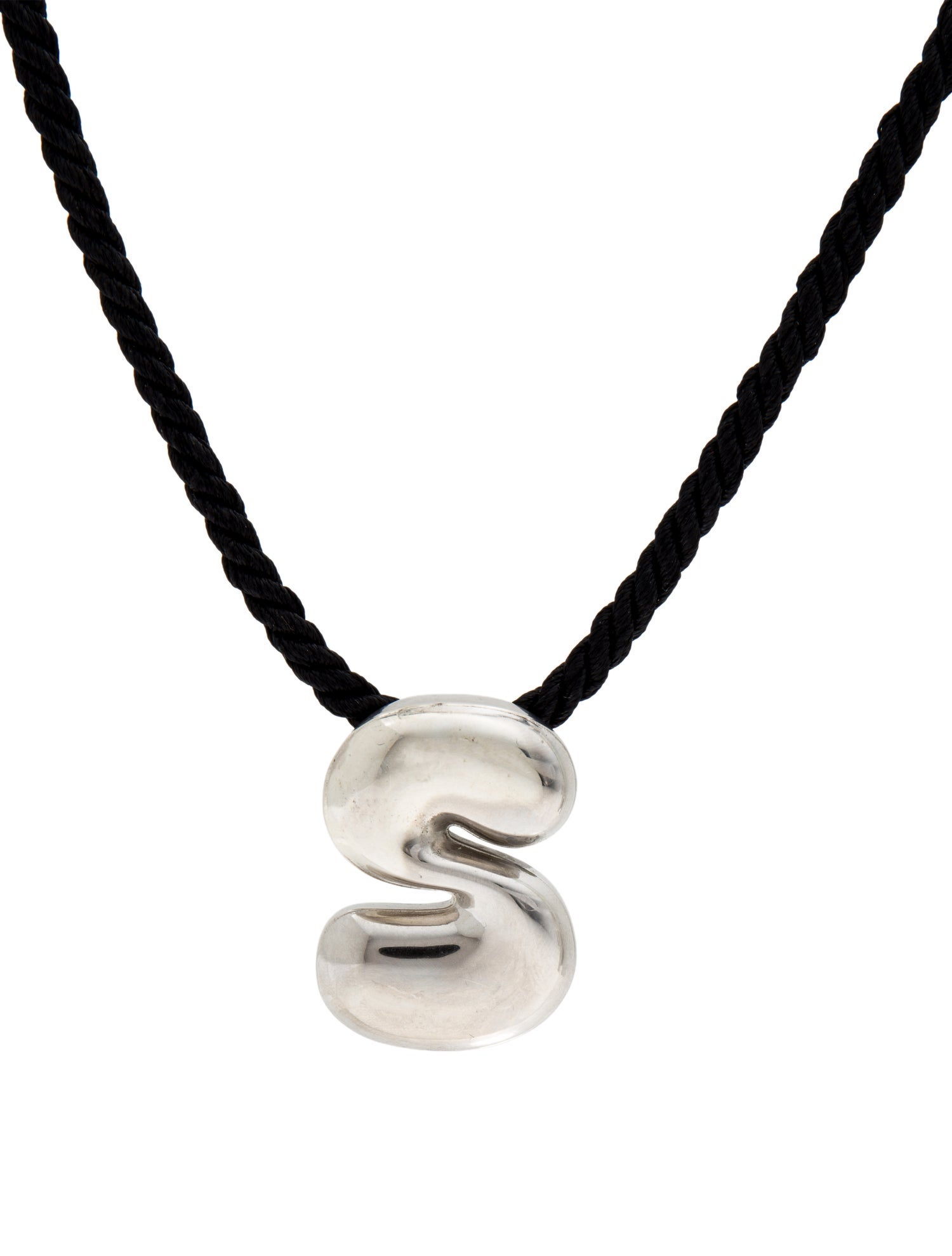 Alison Lou Cloud Letter 'S' Pendant Necklace