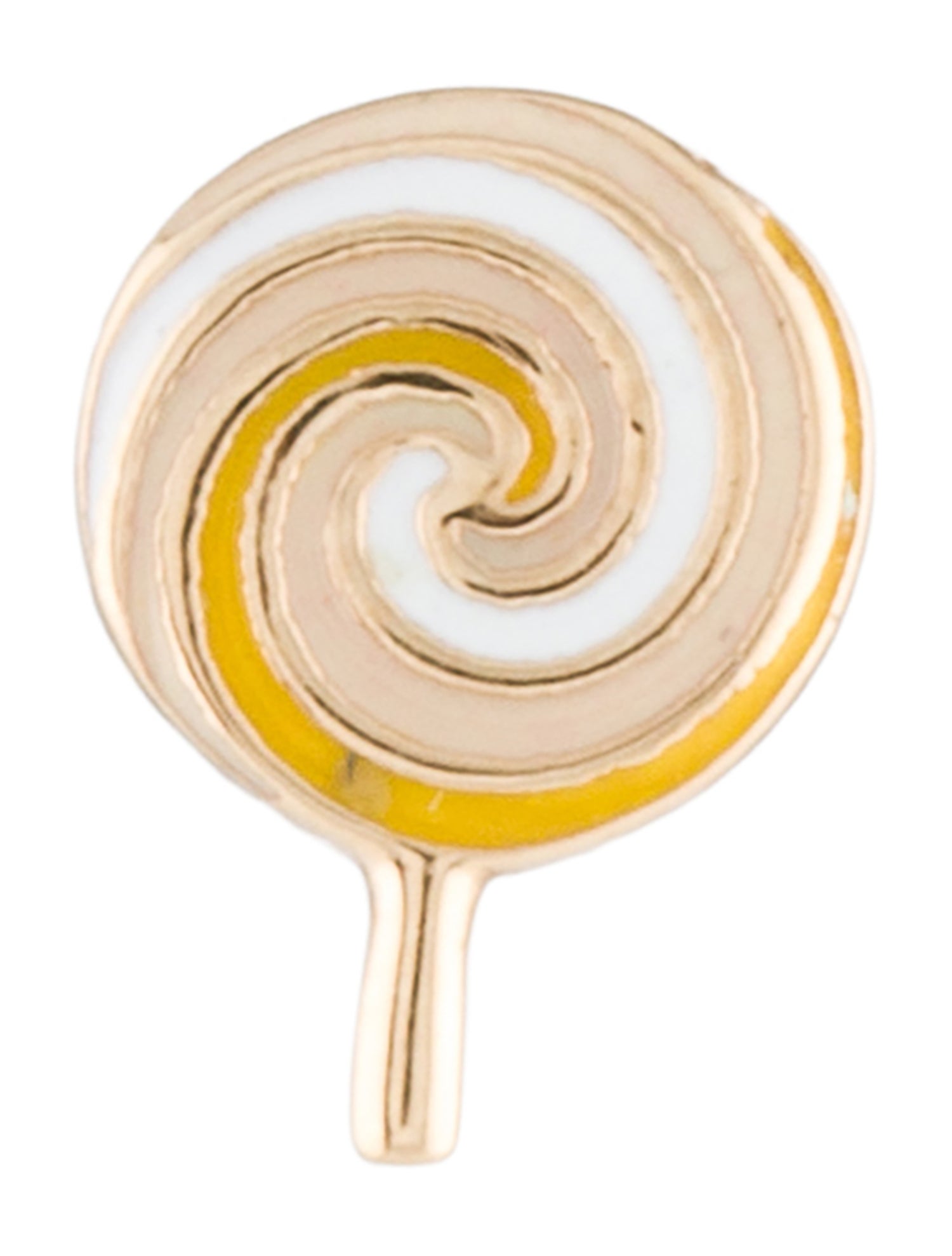 Alison Lou 14K Lolli Single Stud Earring