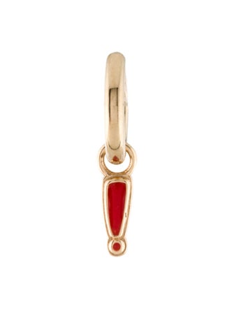 Alison Lou 14K Exclamation Point Single Drop Earring