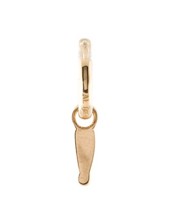 Alison Lou 14K Exclamation Point Single Drop Earring