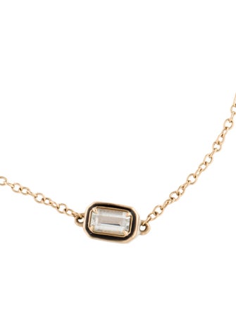 Alison Lou 14K Topaz & Enamel Station Bracelet