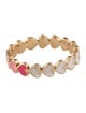 Alison Lou 14K Ombre Enamel Heart Stack Ring