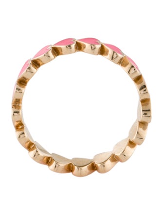 Alison Lou 14K Heart Stack Ring