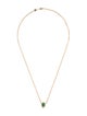 Alison Lou 14K Synthetic Emerald Madison Necklace